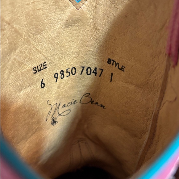 Macie Bean girls honeybunch cowgirl boots - Picture 2 of 7